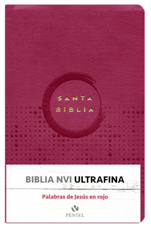 Biblia NVI Excelencia, Ultrafina, Piel Imit., Vino NVI