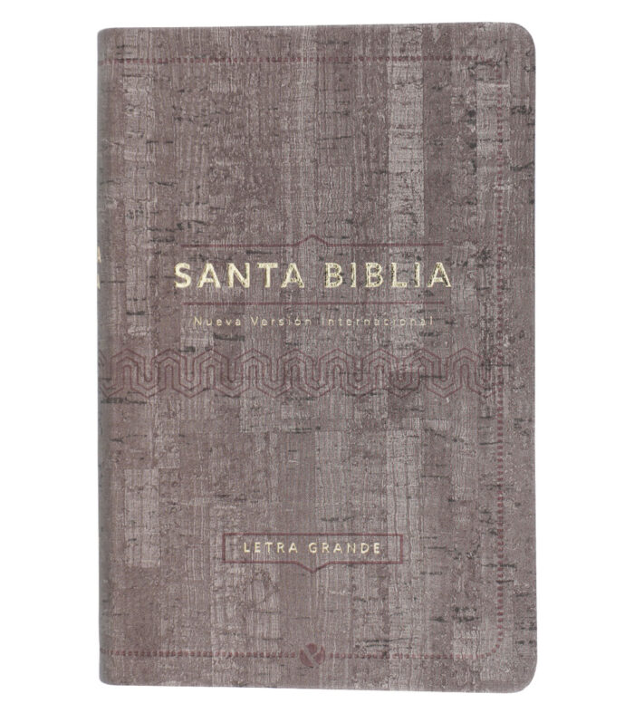 Biblia NVI Letra Grande Manual Madera 11pt cuero italiano