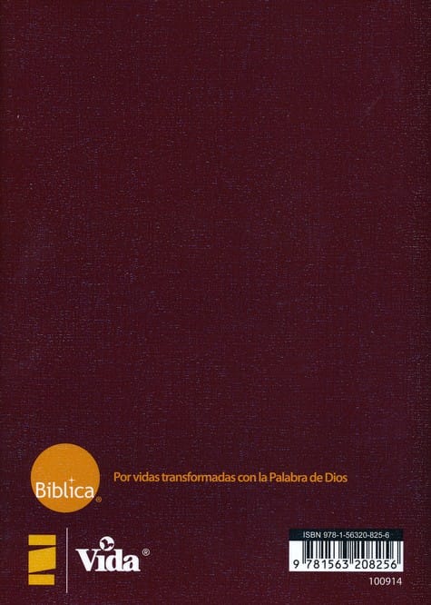 Biblia NVI Letra Grande Tapa Dura Vino