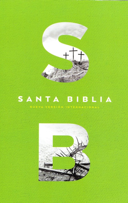Biblia NVI Mediana Excelencia Ultra fina Rústica Verde