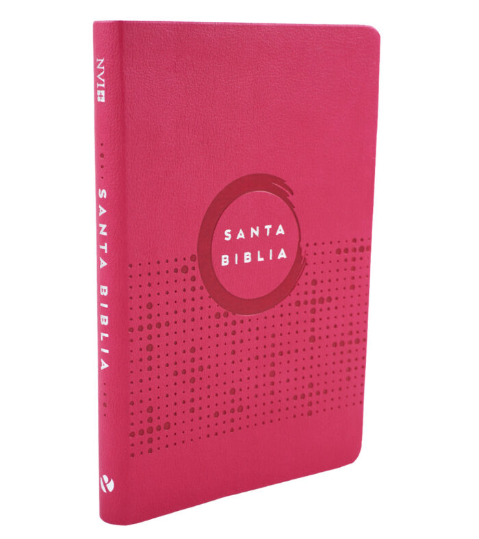 Biblia NVI Ultrafina Fucsia 8pt cuero italiano