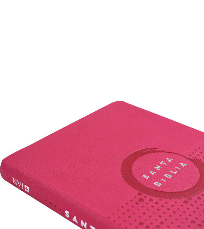 Biblia NVI Ultrafina Fucsia 8pt cuero italiano