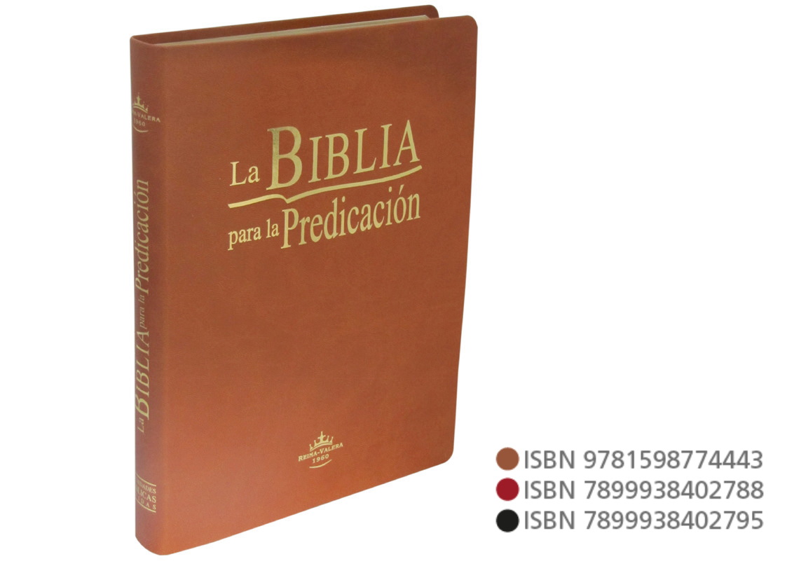Biblia Para La Predicación RVR1960 Imit Piel Morado