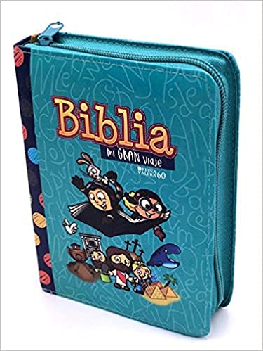 Biblia Para Niños Mi Gran Viaje RV1960 Im Piel Turquesa Manual Lt Grande