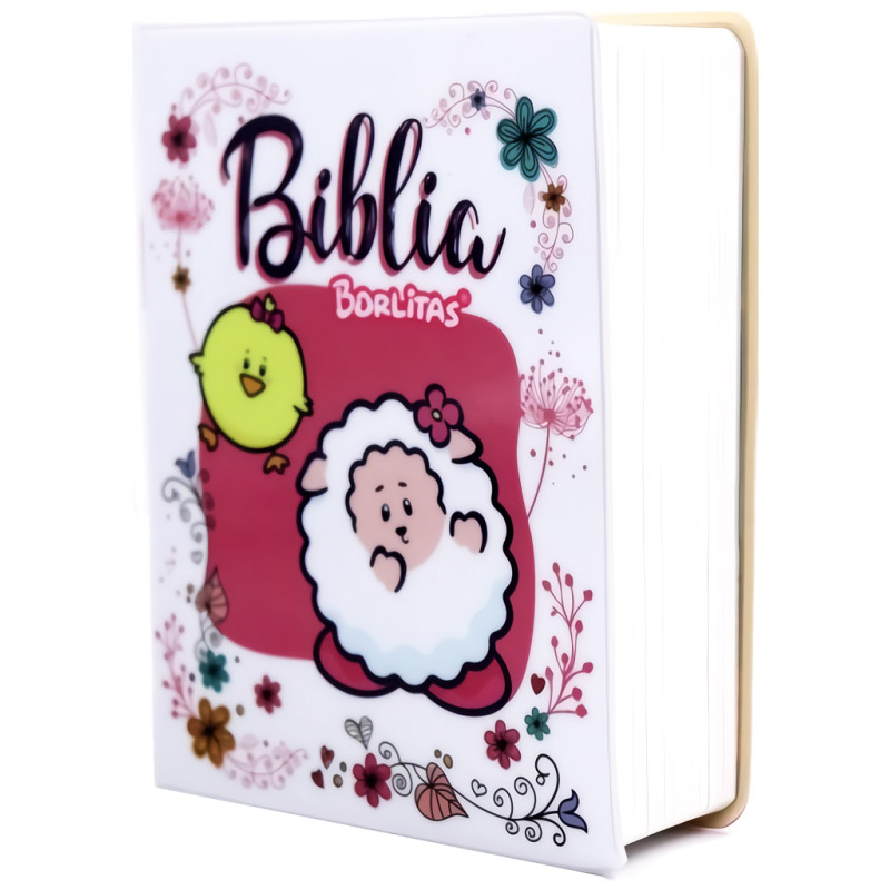 Biblia Pequeña para Niños Borlitas con ilustraciones RV1960
