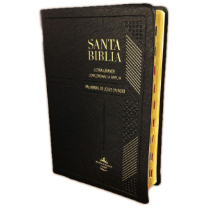 Biblia Reina Valera 1960 Letra Grande Negro Vinil