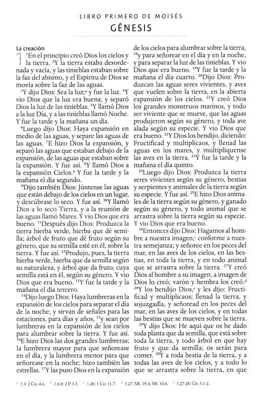 Biblia Reina Valera 1960 Letra Grande. Símil Piel Color Negro, Tamaño Manual