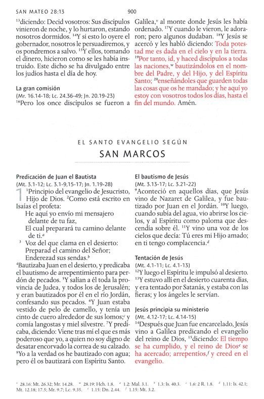 Biblia Reina Valera 1960 Letra Grande. Símil Piel Color Negro, Tamaño Manual