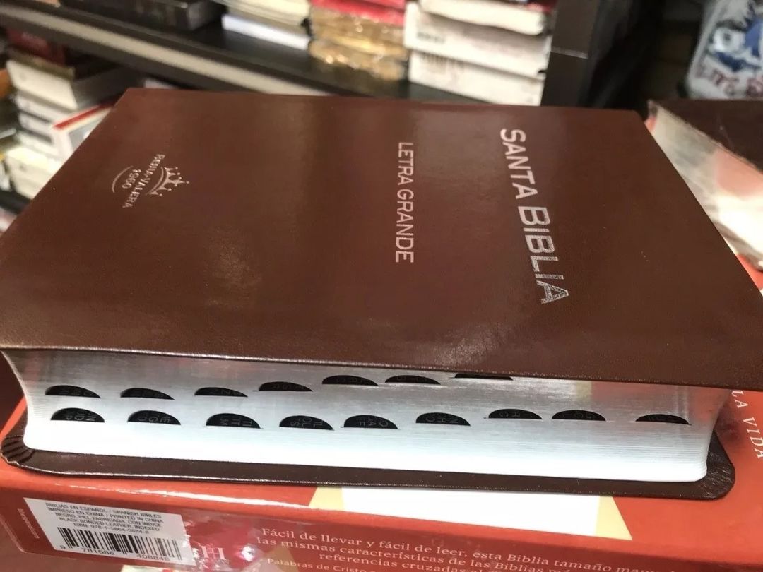 Biblia Reina Valera 1960 Mediana Letra Grande Con Indice