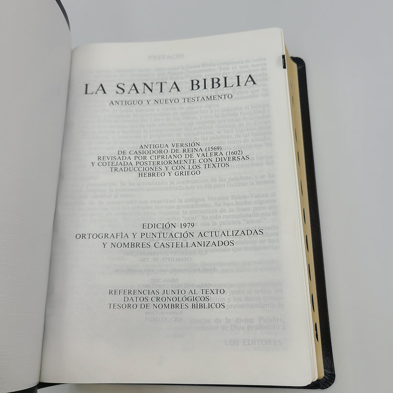 Biblia RV1909/1979 El maravilloso plan de Dios negro 8pt