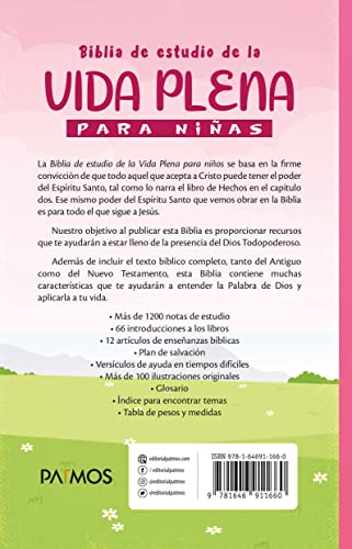 Biblia RVC de Estudio De La Vida Plena Para Niñas