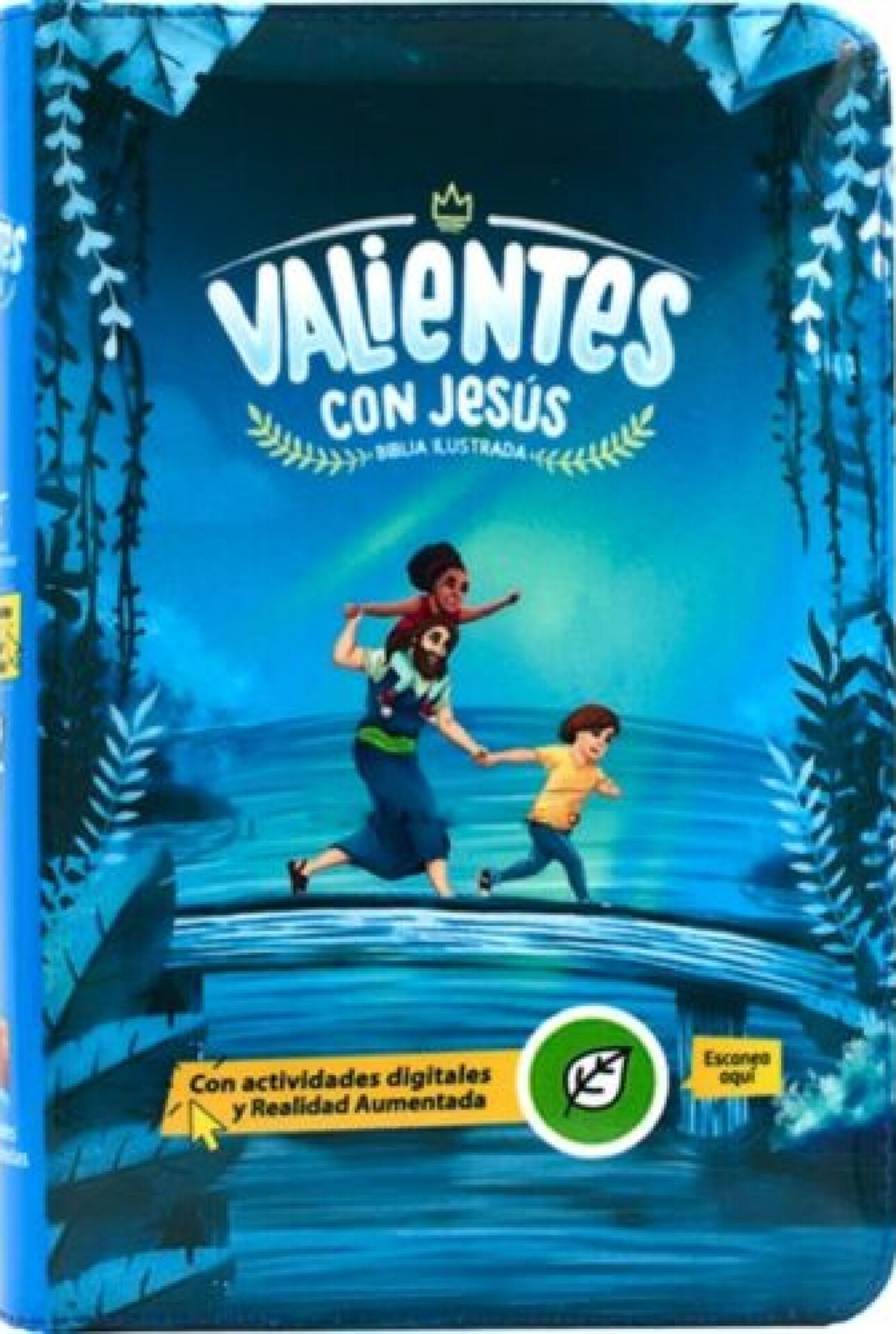 Biblia RVC Valientes Con Jesús Cierre Azul