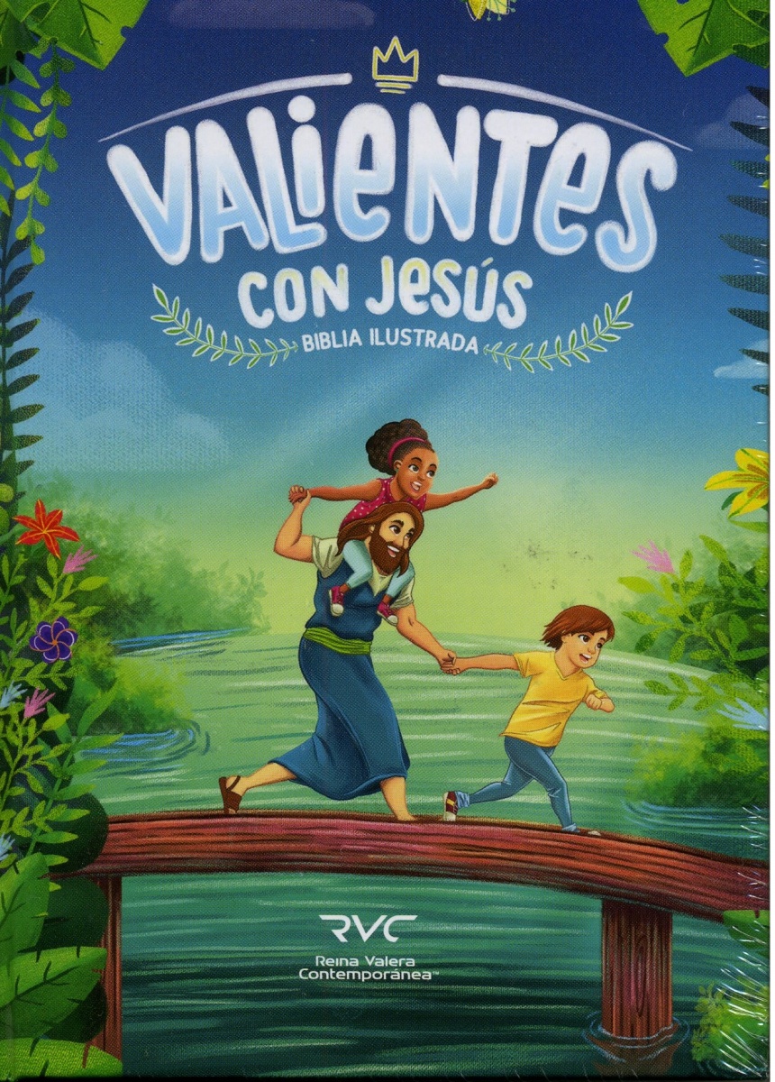 Biblia RVC023 Ilustrada Valientes con Jesús tapa dura