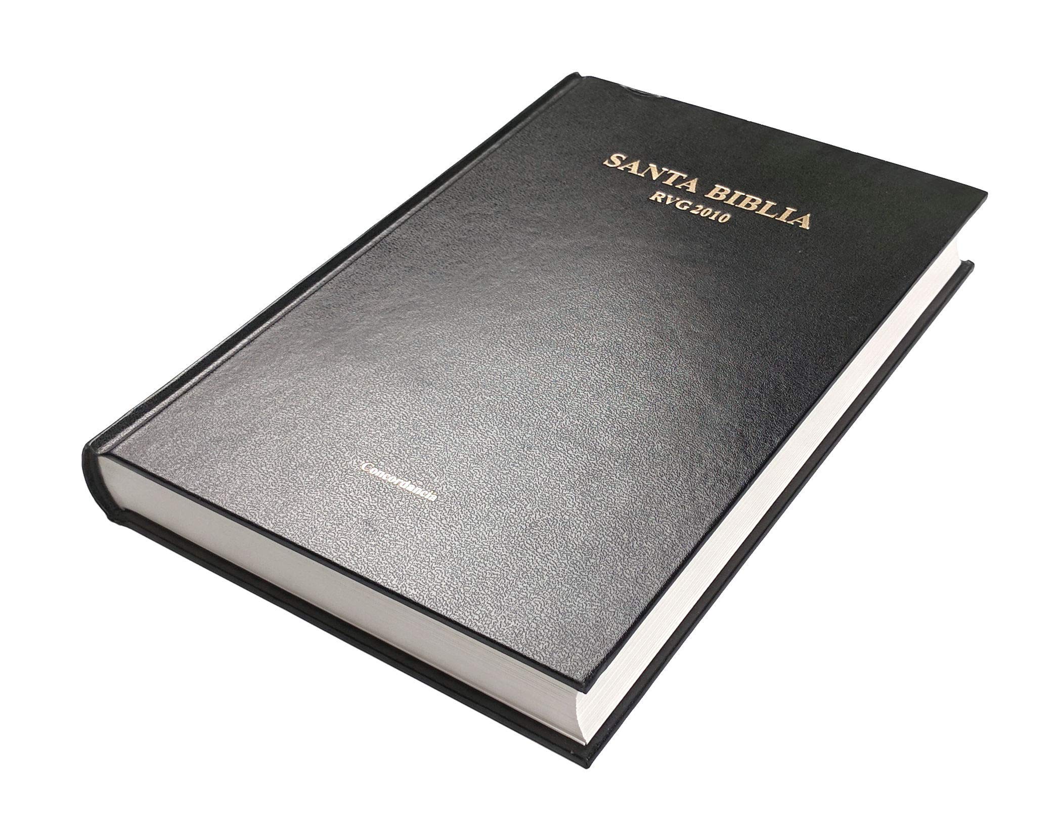 Biblia RVG2010 Tapa dura concordancia 10pt