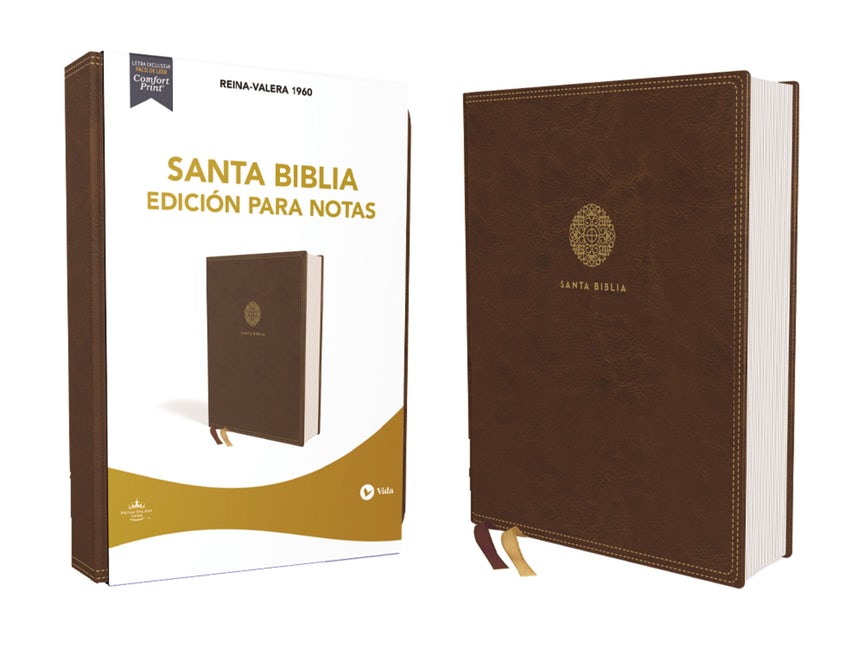 Biblia RVR 1960 LeatherSoft Café para notas PJR
