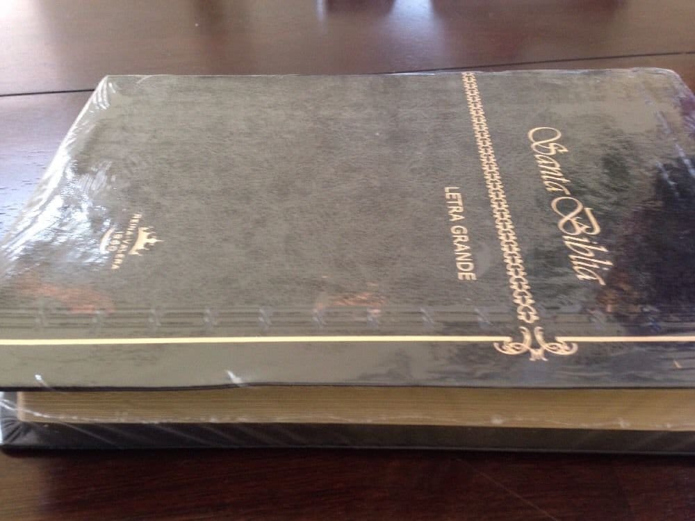 BIBLIA RVR065CLG MED IMIT NEGRO