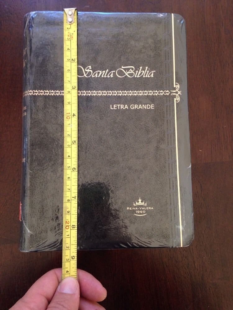 BIBLIA RVR065CLG MED IMIT NEGRO