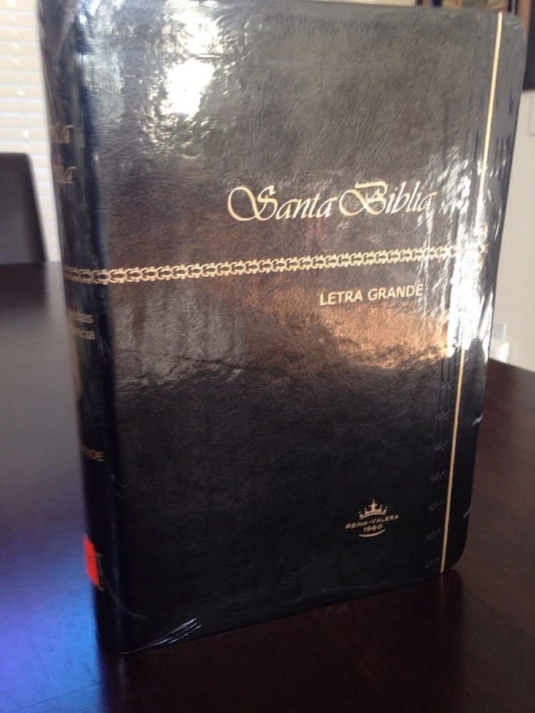 BIBLIA RVR065CLG MED IMIT NEGRO