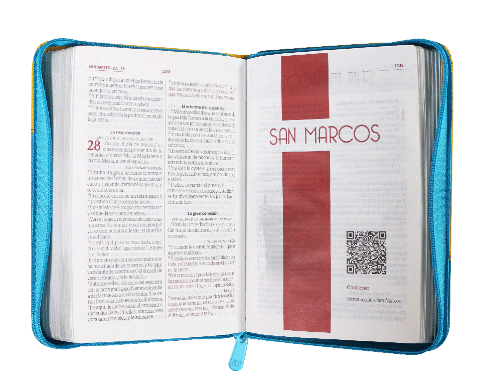 Biblia RVR1960 chica corazón azul RVR046cZLM PJR