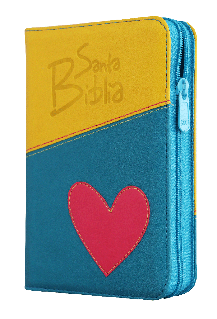 Biblia RVR1960 chica corazón azul RVR046cZLM PJR