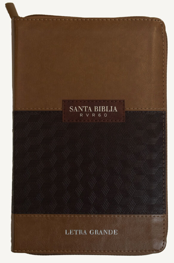 Biblia RVR1960 Classic Abba café/cafe índice cierre 12.5pt 065PJR