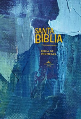 Biblia RVR1960 De Promesas Letra Gigante Oceanos Azules