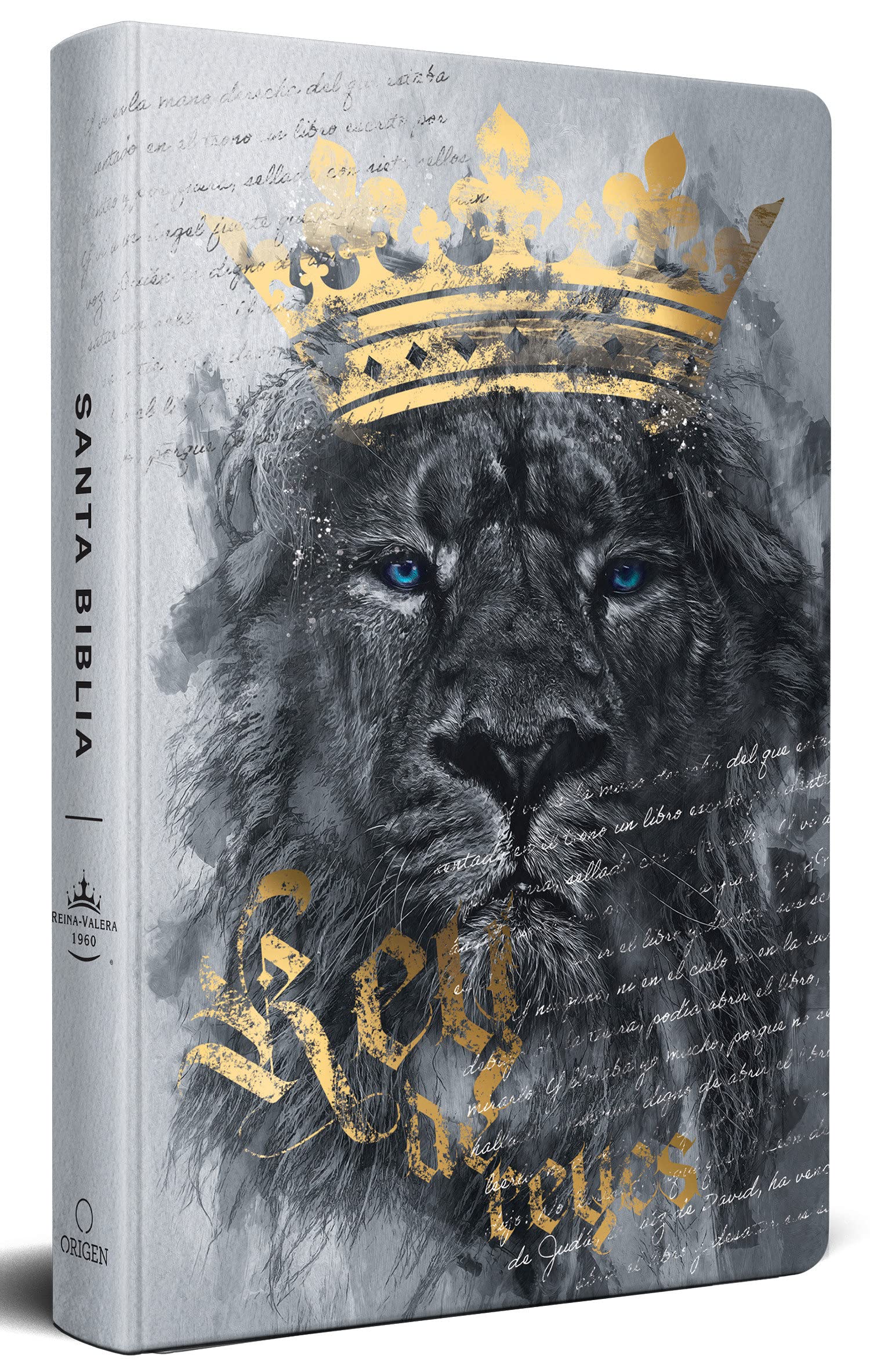 Biblia RVR1960 Letra Grande Manual León Rey De Reyes Tapa Dura 10.5pt