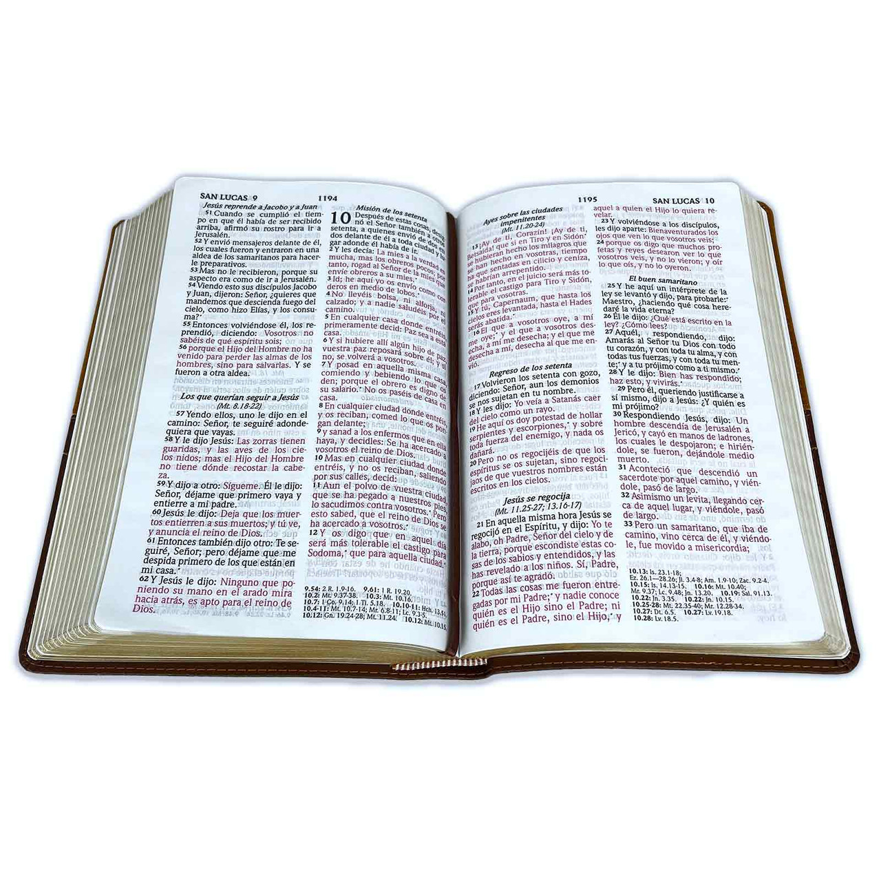 Biblia RVR1960 Lt Grande Manual Café Café piel 12pt PJR