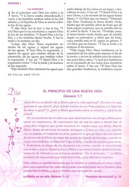 Biblia RVR1960 Mujer Conforme Al Corazón De Dios Edición Jardín