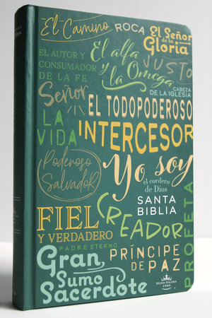 Biblia RVR1960 Nombres De Dios Tapa Dura Verde Manual 10.5pt PJR