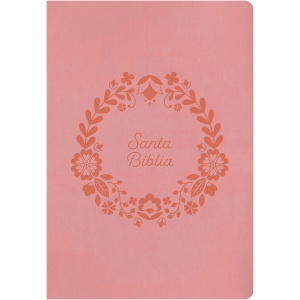 Biblia RVR1960 Regalos Y Premios Rosa Símil Piel