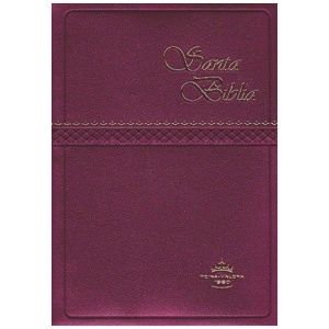 Biblia RVR60 bolsillo vinil con concordancia vino Rvr022C