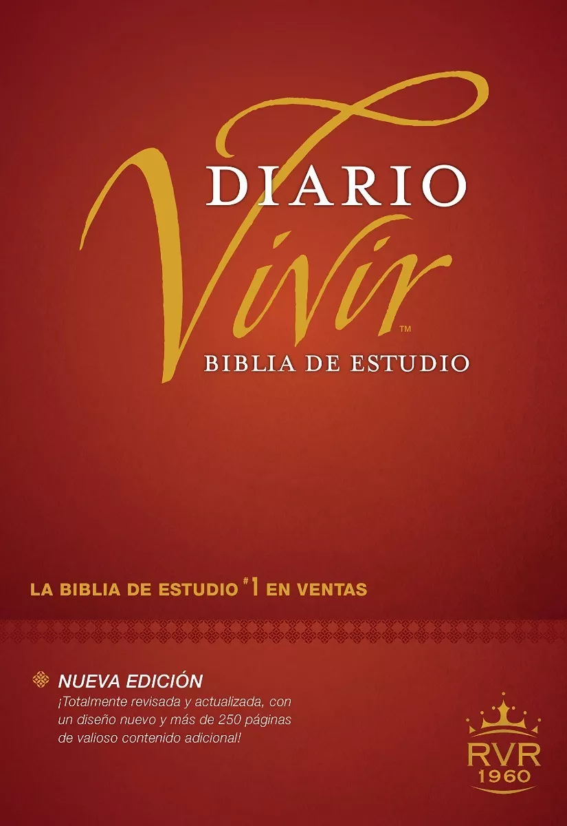 Biblia RVR60 de estudio diario vivir t/d actualizada