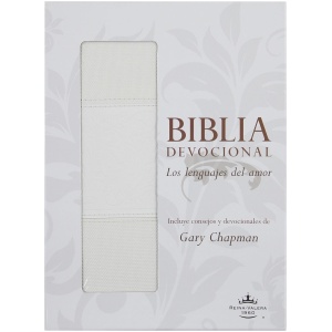 Biblia RVR60 devocional lenguajes del amor blanco
