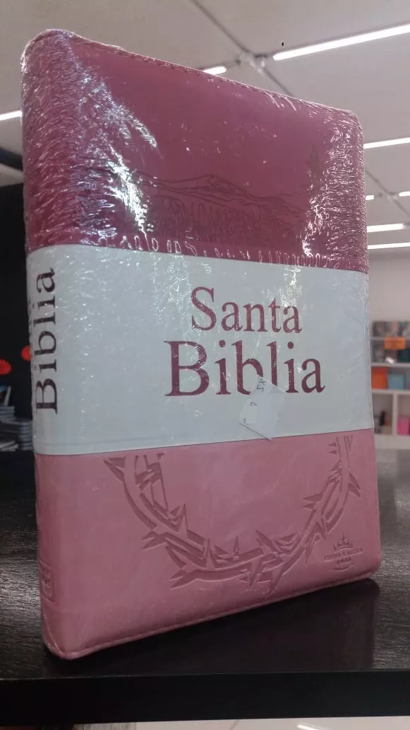 Biblia RVR60 Fucsia Rosa Pastel Cierre índice