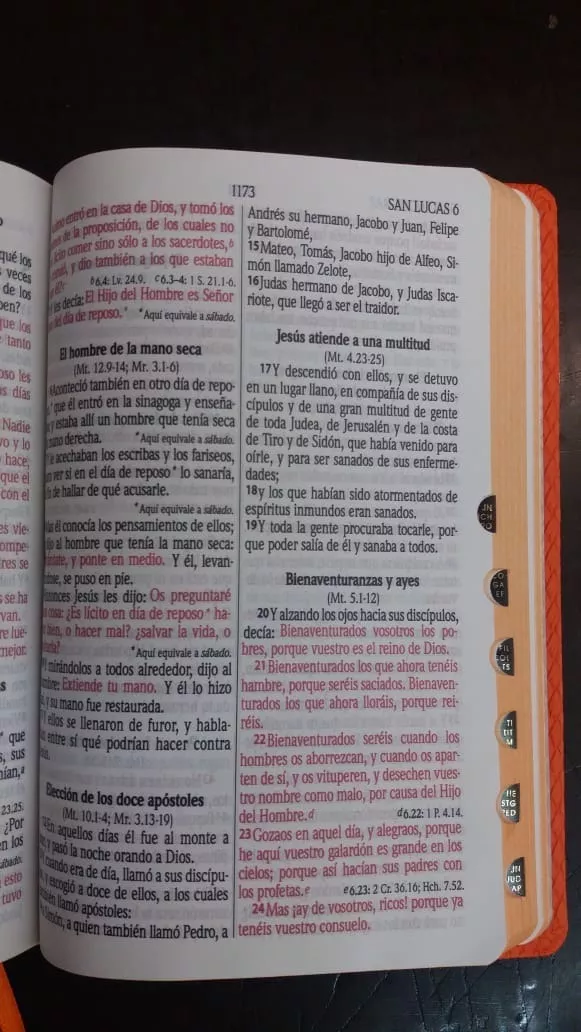 Biblia RVR60 Fucsia Rosa Pastel Cierre índice