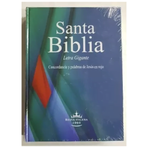 Biblia Rvr60, Letra Gigante, Canto Blanco, Tapa Dura
