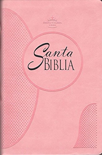 Biblia RVR60 mediana letra grande rosa claro RVR065LGPJR