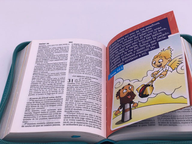 Biblia RVR60 Mi gran viaje turquesa cierre
