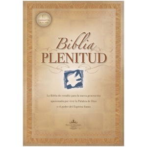 Biblia RVR60 Plenitud piel especial negro con índice