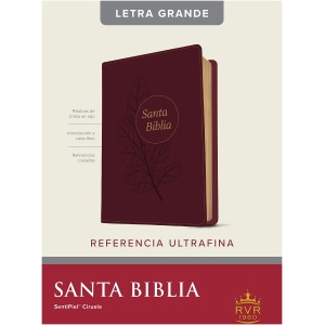 Biblia RVR60 Referencia Ultrafina Letra Grande Ciruela