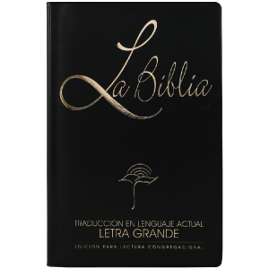 Biblia TLA Vinil Negro Letra grande TLA62LG