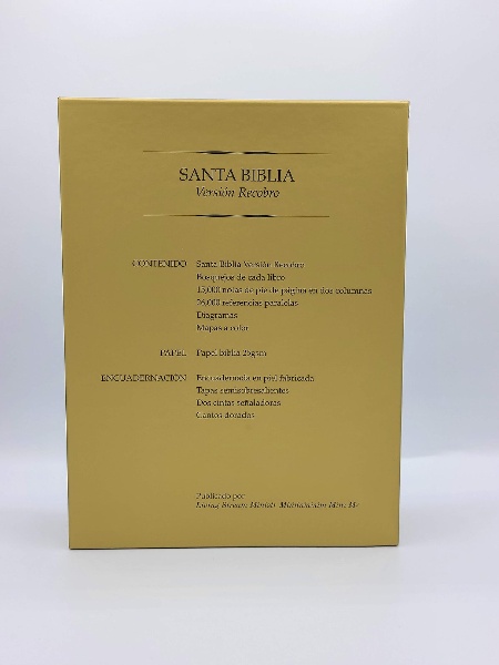 Biblia Versión Recobro Piel Negro 2012