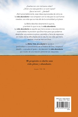 Biblia Vida abundante NTV letra grande