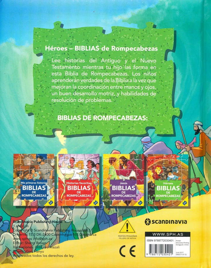 Biblias de Rompecabezas: Heroes