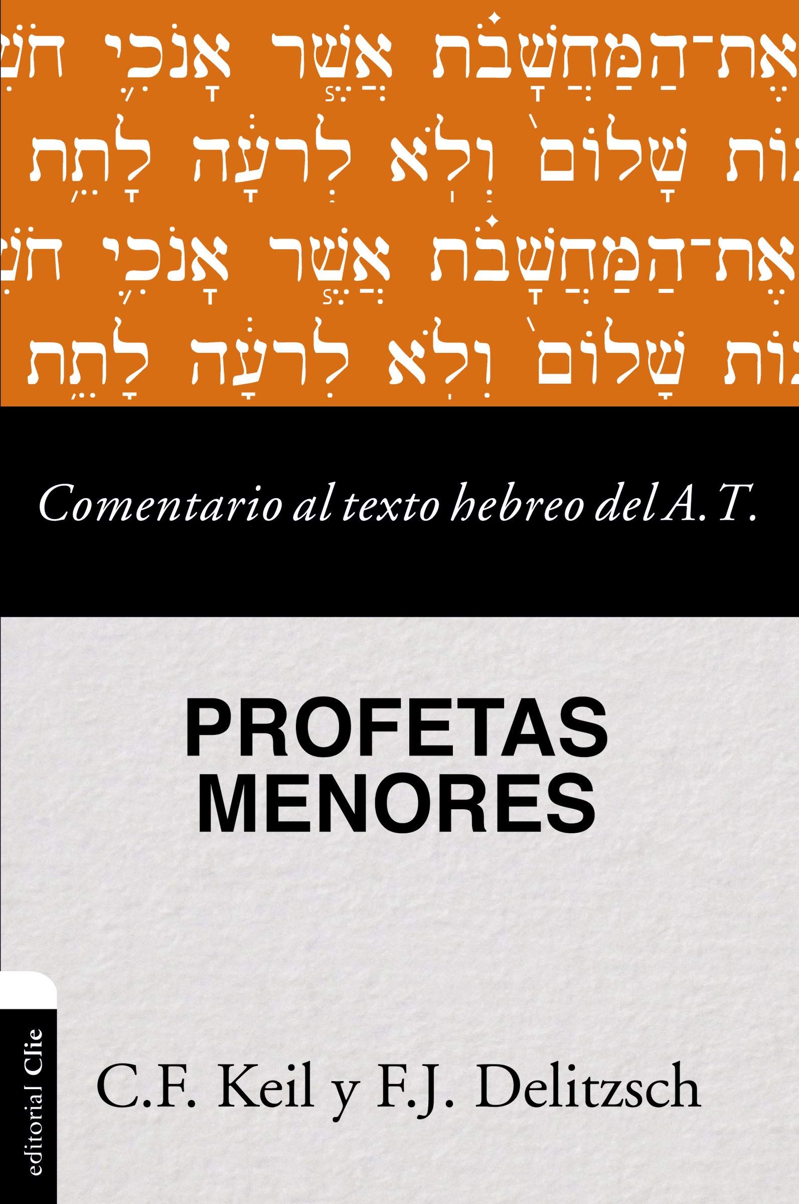 Comentario Al Texto Hebreo Del Antiguo Testamento Profetas Menores