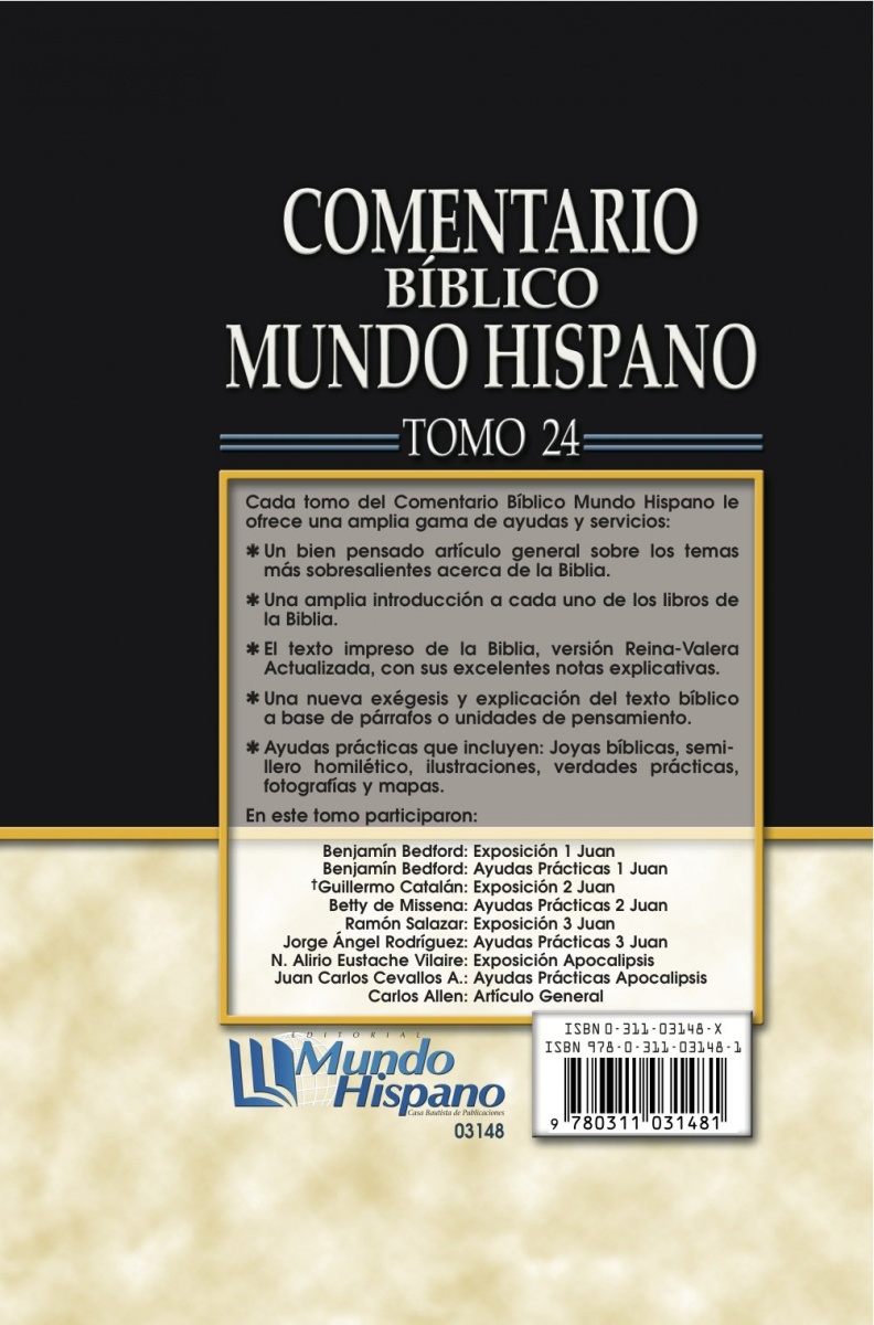 Comentario Mundo Hispano 1-3 Juan, Apocalipsis