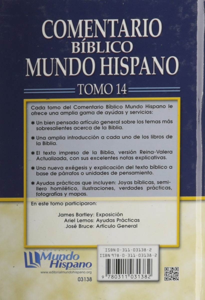 Comentario Mundo Hispano Tomo 14 Mateo