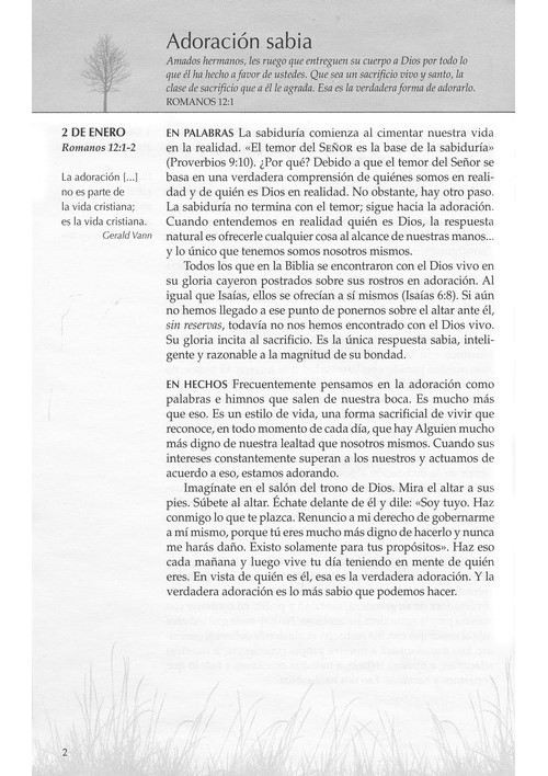 Devocional en un Año Camina con Dios