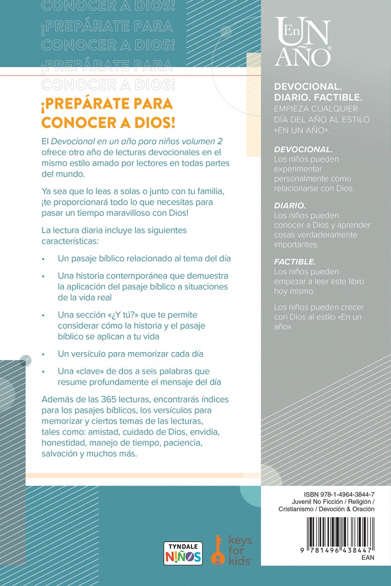 Devocional en un año para niños 2